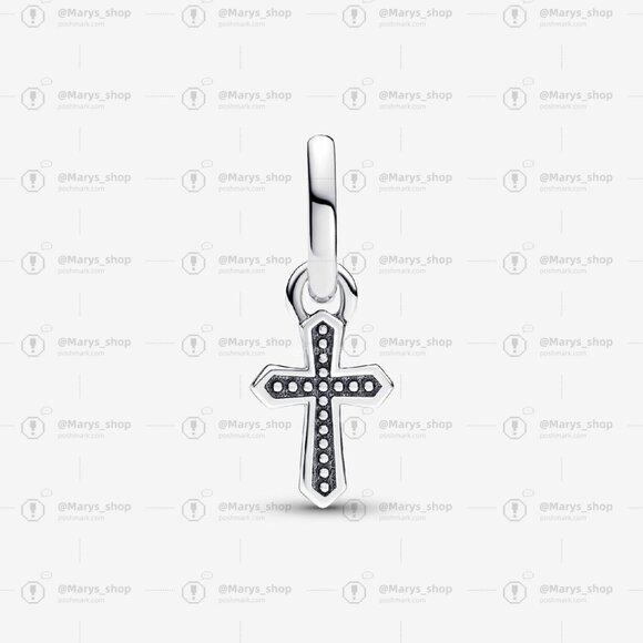 Pandora ME Sparkling Cross Mini Dangle Charm - Picture 2 of 5